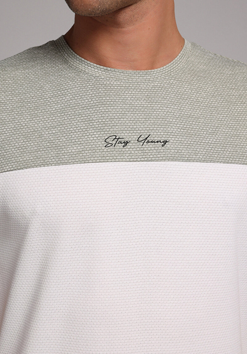 Показати інформацію про Футболка З Коротким Рукавом Чоловіча Зелена