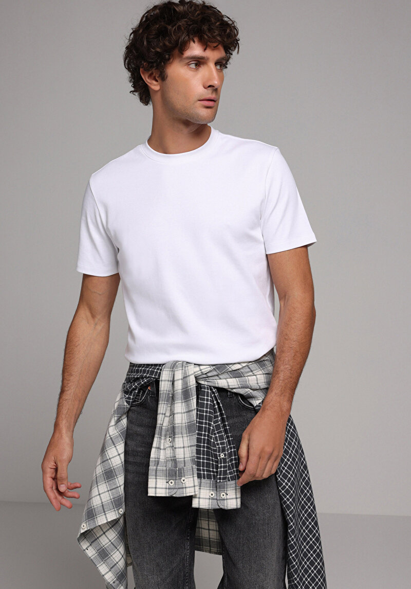 Зображення Футболка З Коротким Рукавом Чоловіча Біла