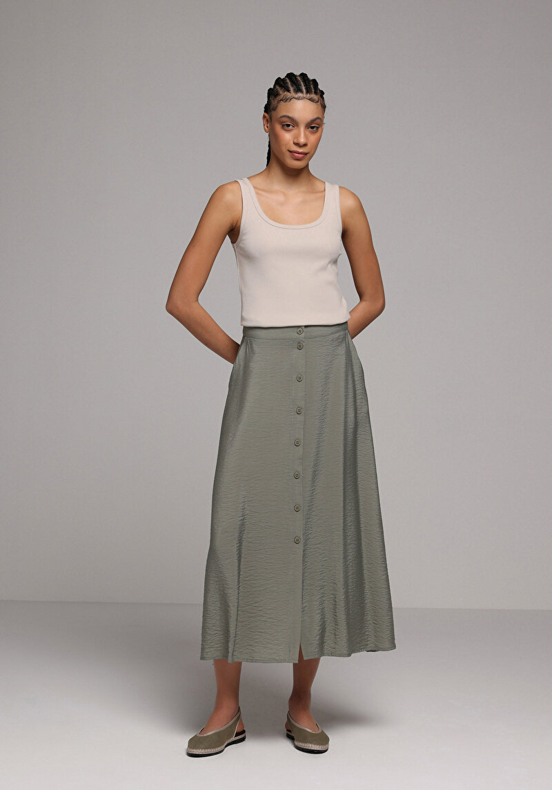 Показати інформацію про Спідниця Жіноча Зелена