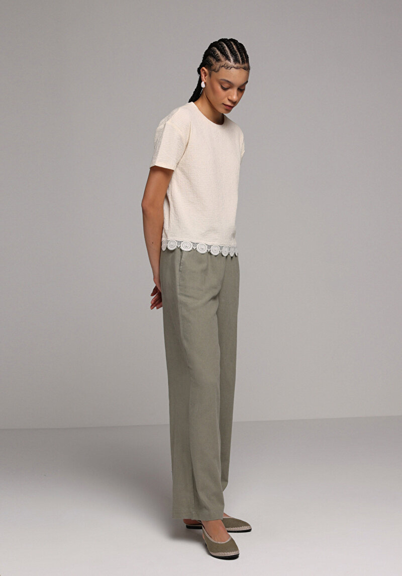 Зображення Брюки Жіночі Зелені Cl1079432