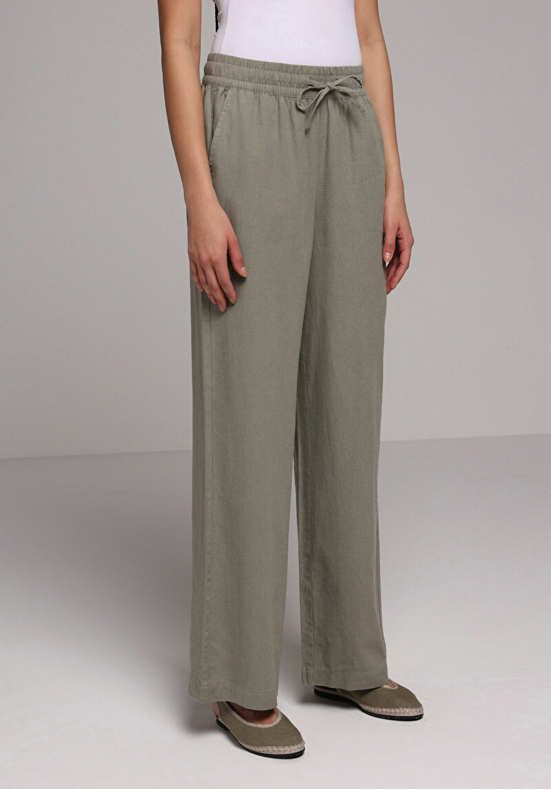 Показати інформацію про Брюки Жіночі Зелені  Cl1079432