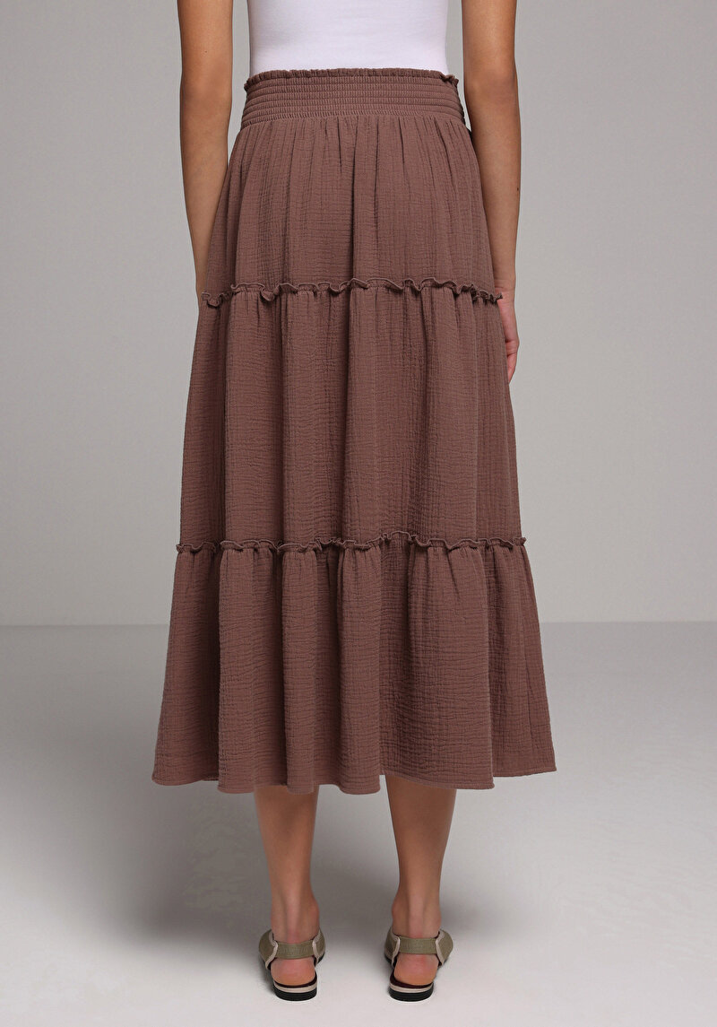 Зображення Спідниця Жіноча Коричнева