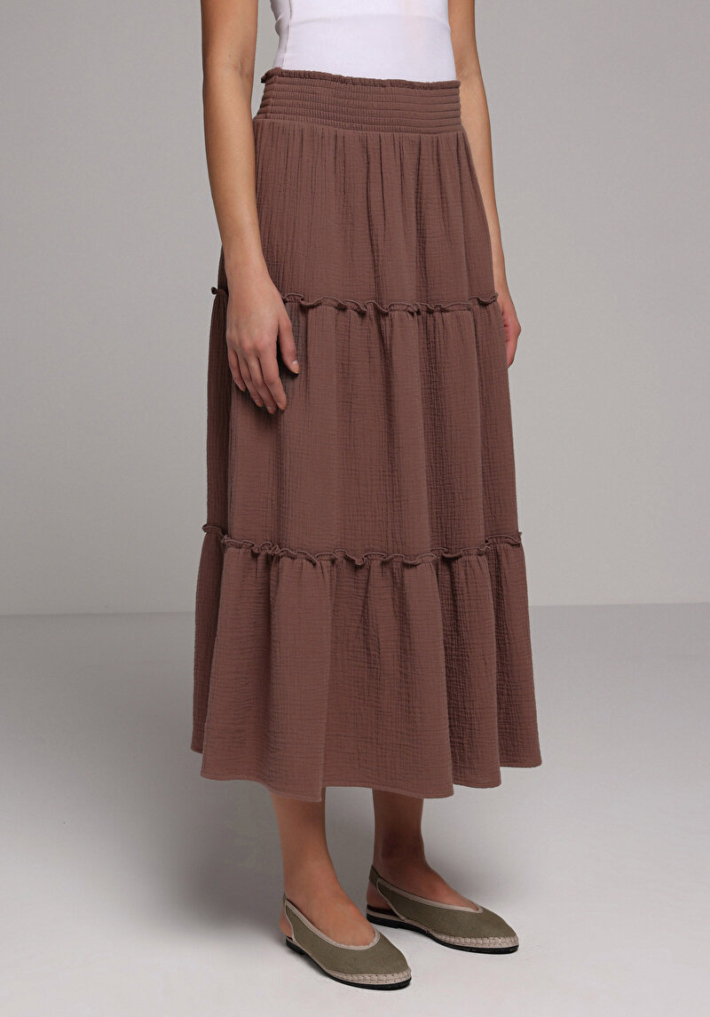 Показати інформацію про Спідниця Жіноча Коричнева