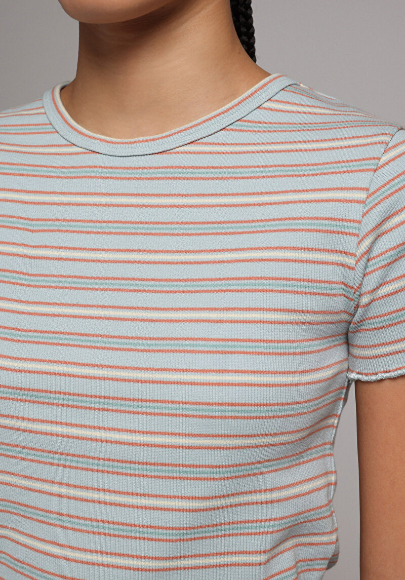 Показати інформацію про Блуза З Коротким Рукавом Жіночий Мультіколор