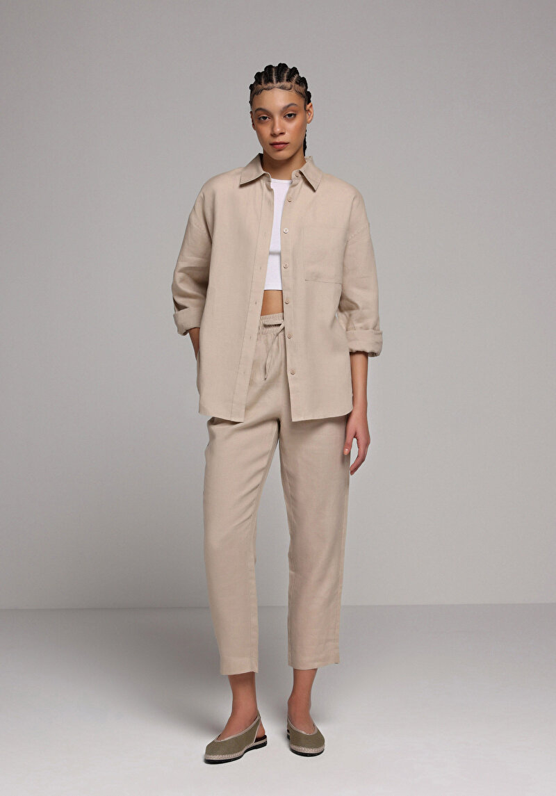 Зображення Брюки Жіночі Бежеві Cl1079157