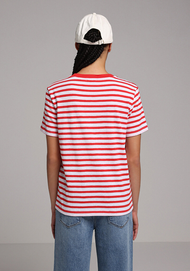 Зображення Футболка З Коротким Рукавом Жіноча Червона Cl1079954