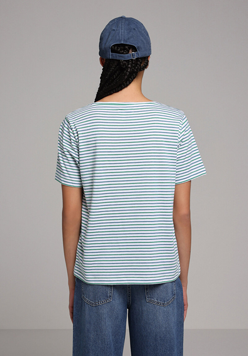 Показати інформацію про Футболка З Коротким Рукавом Жіноча Зелена