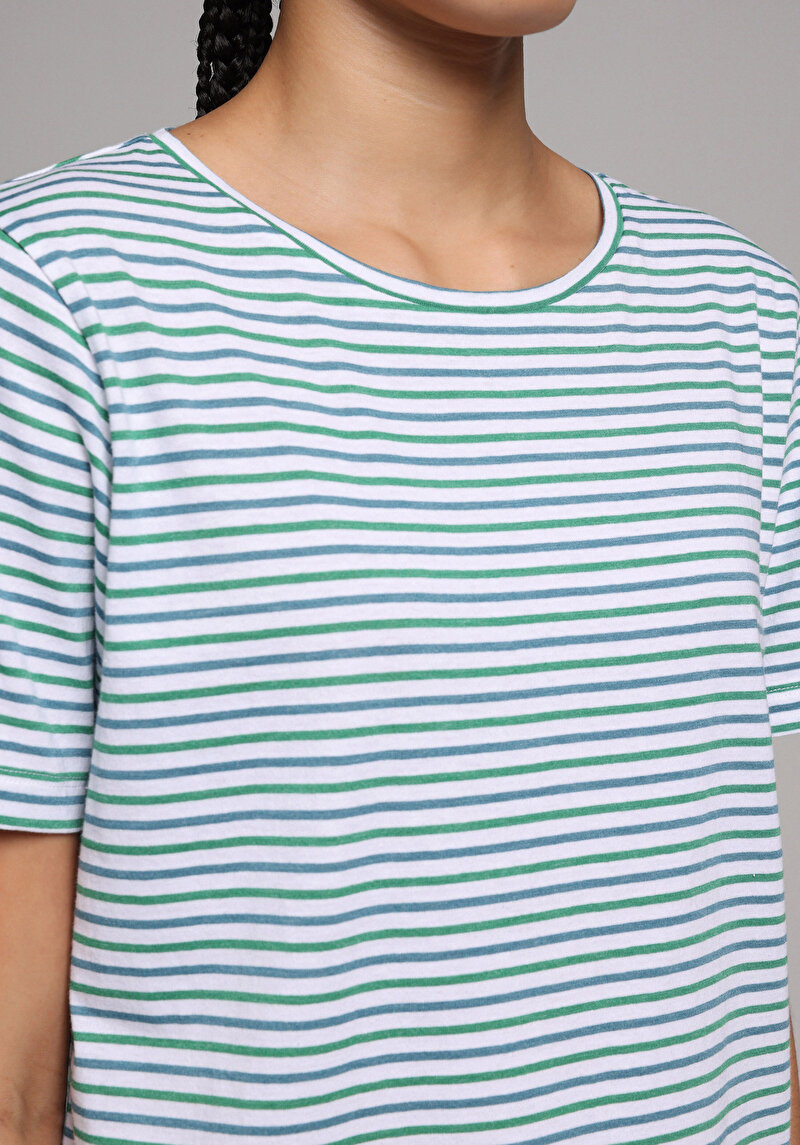 Показати інформацію про Футболка З Коротким Рукавом Жіноча Зелена