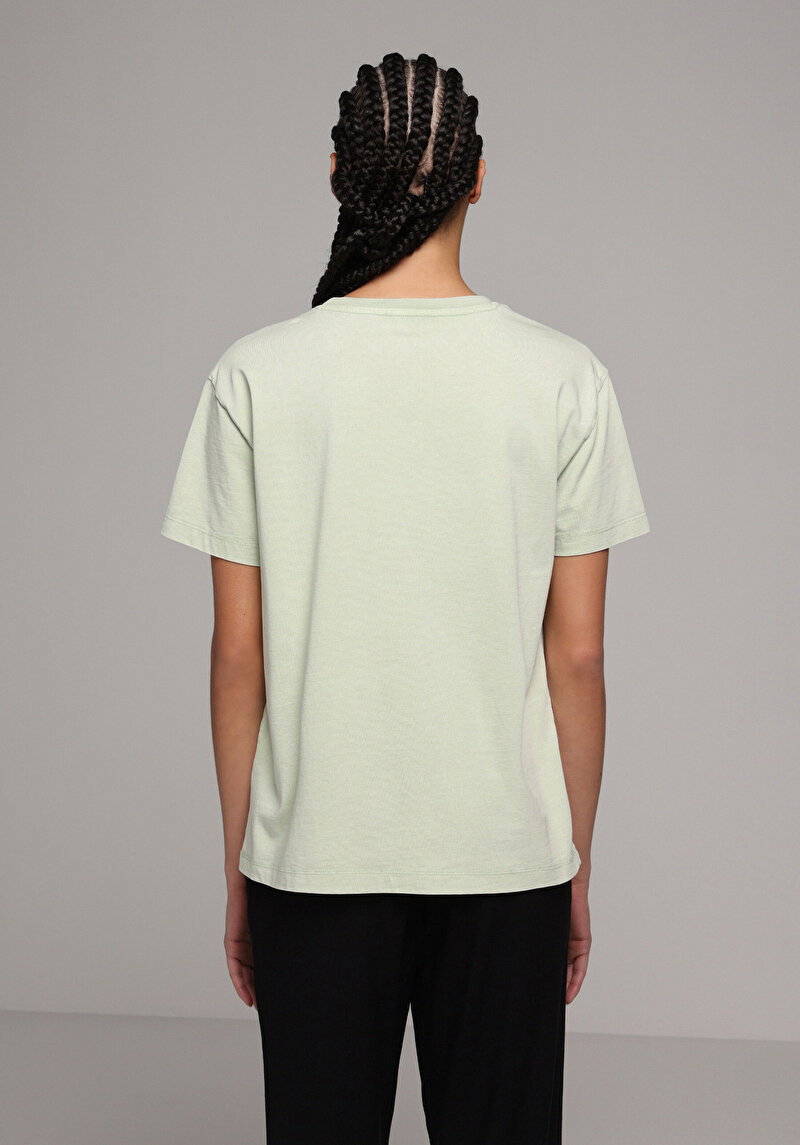 Показати інформацію про Футболка З Коротким Рукавом Жіноча Бірюзова