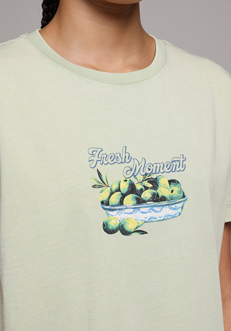 Показати інформацію про Футболка З Коротким Рукавом Жіноча Бірюзова