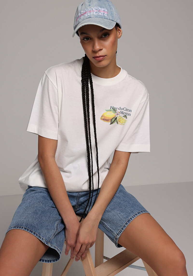 Зображення Футболка З Коротким Рукавом Жіноча Біла