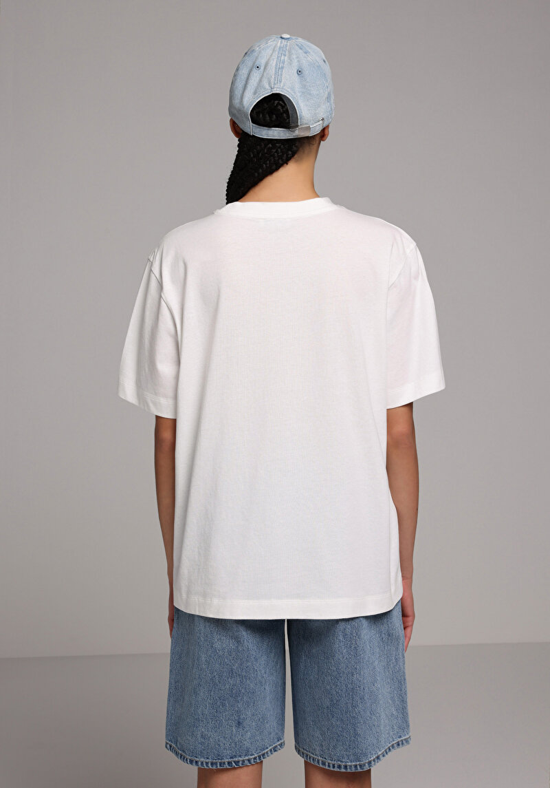 Зображення Футболка З Коротким Рукавом Жіноча Біла