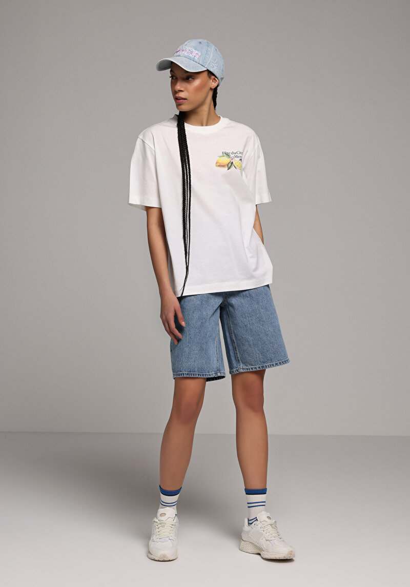 Показати інформацію про Футболка З Коротким Рукавом Жіноча Біла