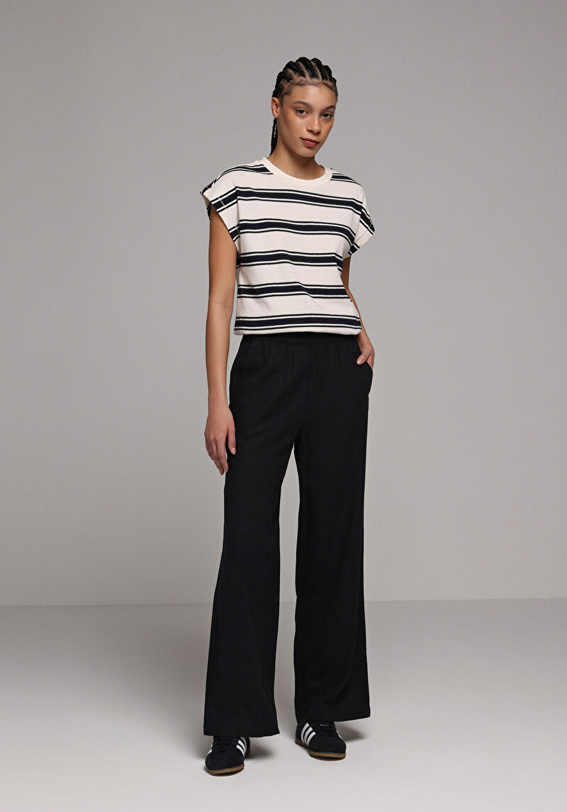 Показати інформацію про Блуза З Коротким Рукавом Жіночий Синя