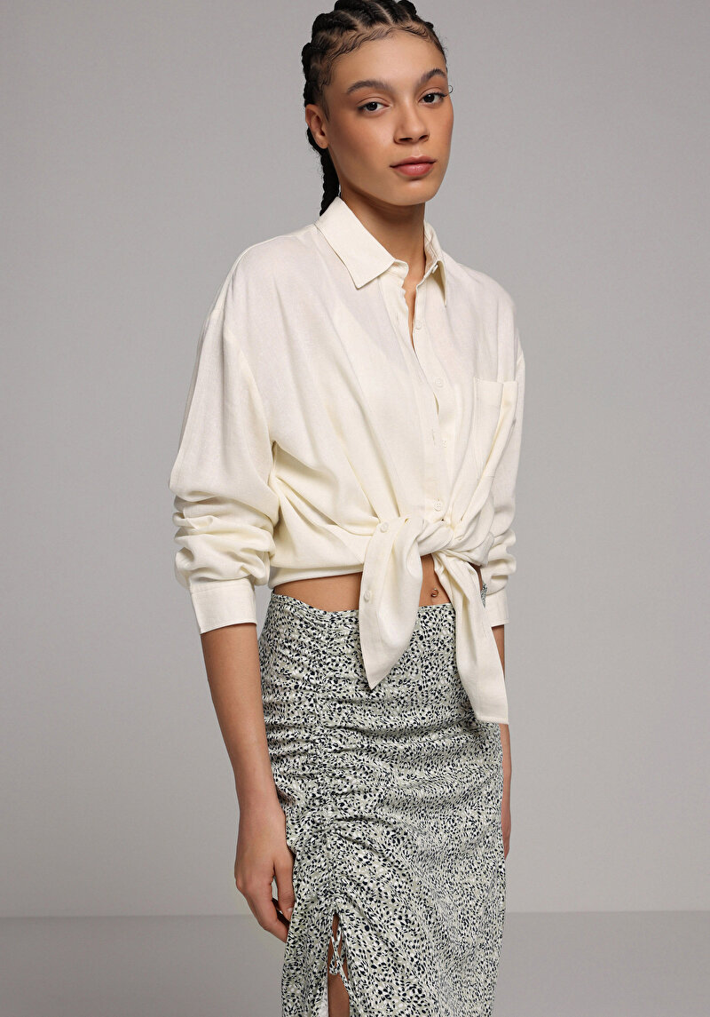 Зображення Сорочка З Довгим Рукавом Жіноча Жовта Cl1079537