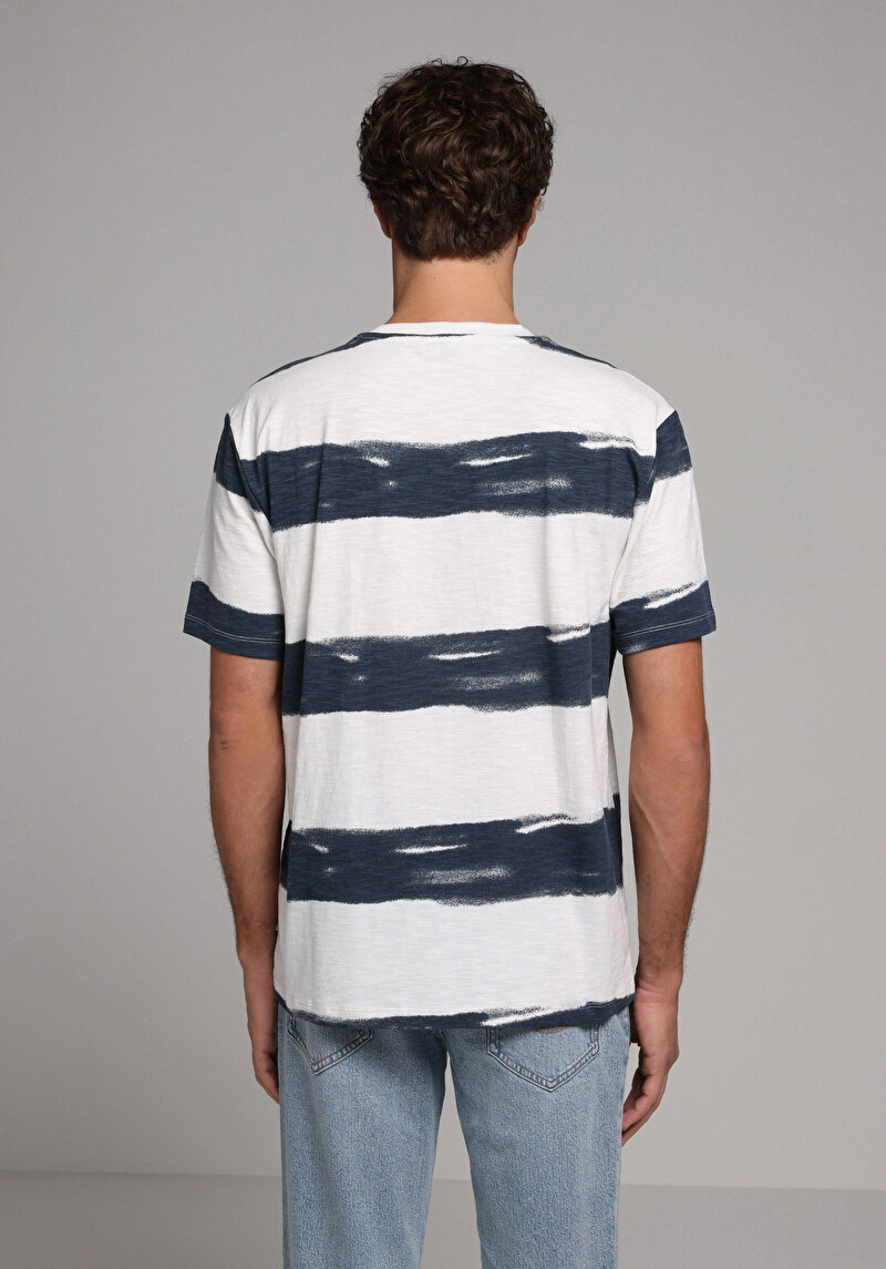 Показати інформацію про Футболка З Коротким Рукавом Чоловіча Синя