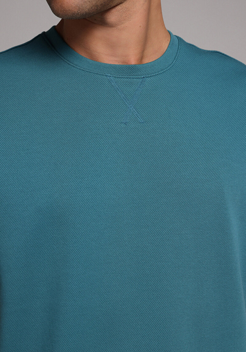 Показати інформацію про Футболка З Коротким Рукавом Чоловіча Блакитна