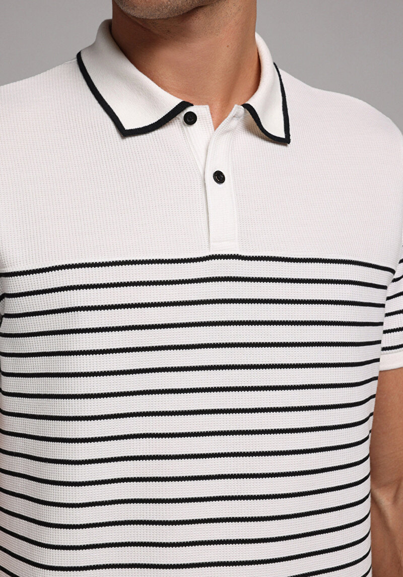 Зображення Поло З Коротким Рукавом Чоловіче Біле