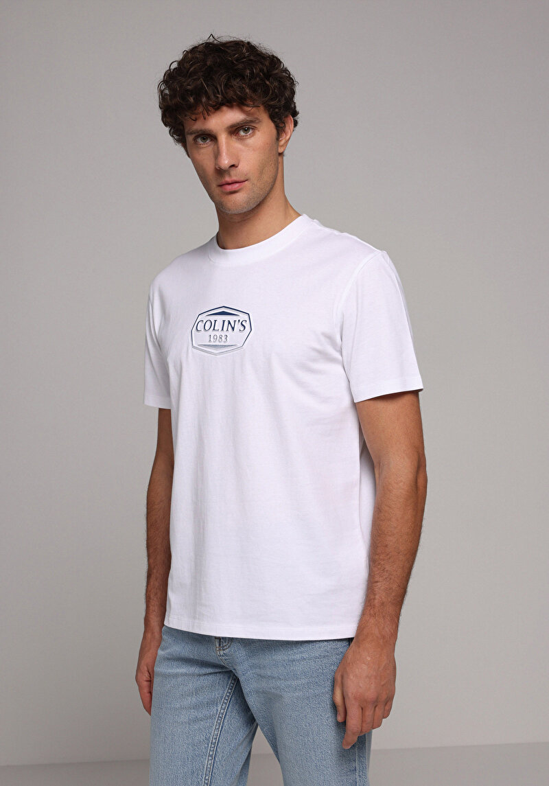 Зображення Футболка З Коротким Рукавом Чоловіча Біла