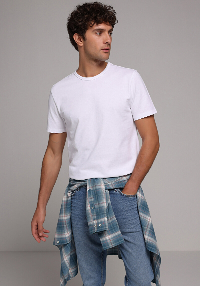 Зображення Футболка З Коротким Рукавом Чоловіча Біла