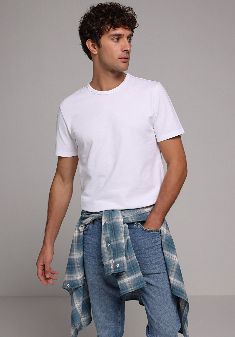 Зображення Футболка З Коротким Рукавом Чоловіча Біла