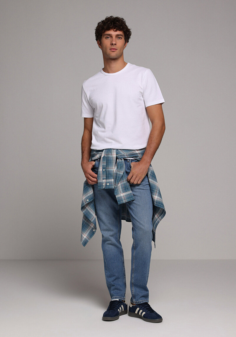 Показати інформацію про Футболка З Коротким Рукавом Чоловіча Біла