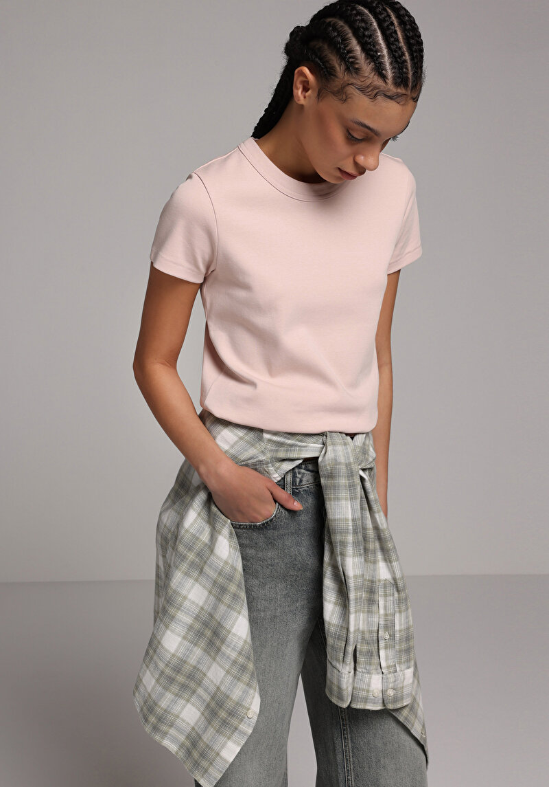 Зображення Футболка З Коротким Рукавом Жіноча Рожева Cl1068567