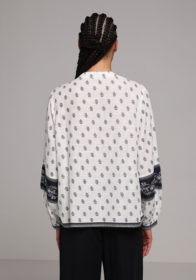 Зображення Сорочка З Довгим Рукавом Жіноча Біла