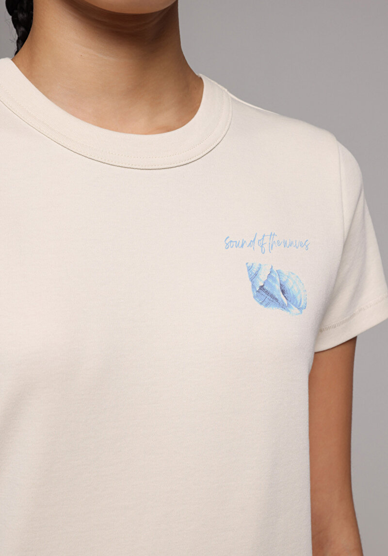 Показати інформацію про Футболка З Коротким Рукавом Жіноча Сіра  Cl1079323