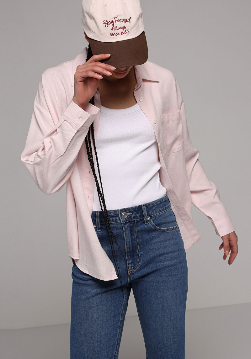 Зображення Сорочка З Довгим Рукавом Жіноча Рожева Cl1079537