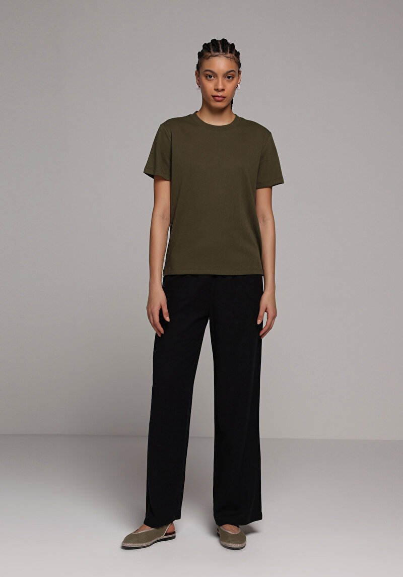 Показати інформацію про Футболка З Коротким Рукавом Жіноча Зелена  Cl1078623