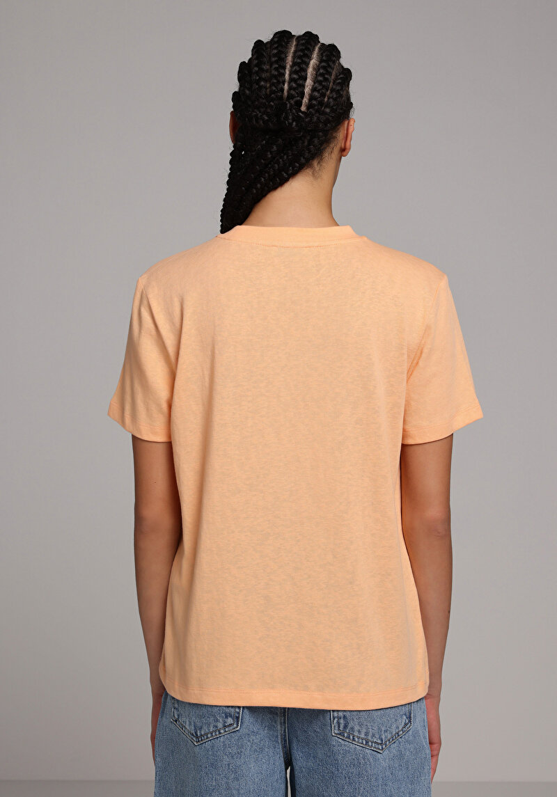 Показати інформацію про Футболка З Коротким Рукавом Жіноча Помаранчева  Cl1078623