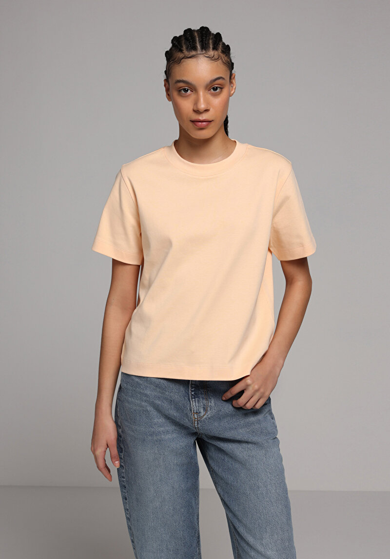 Зображення Футболка З Коротким Рукавом Жіноча Помаранчева  Cl1079037