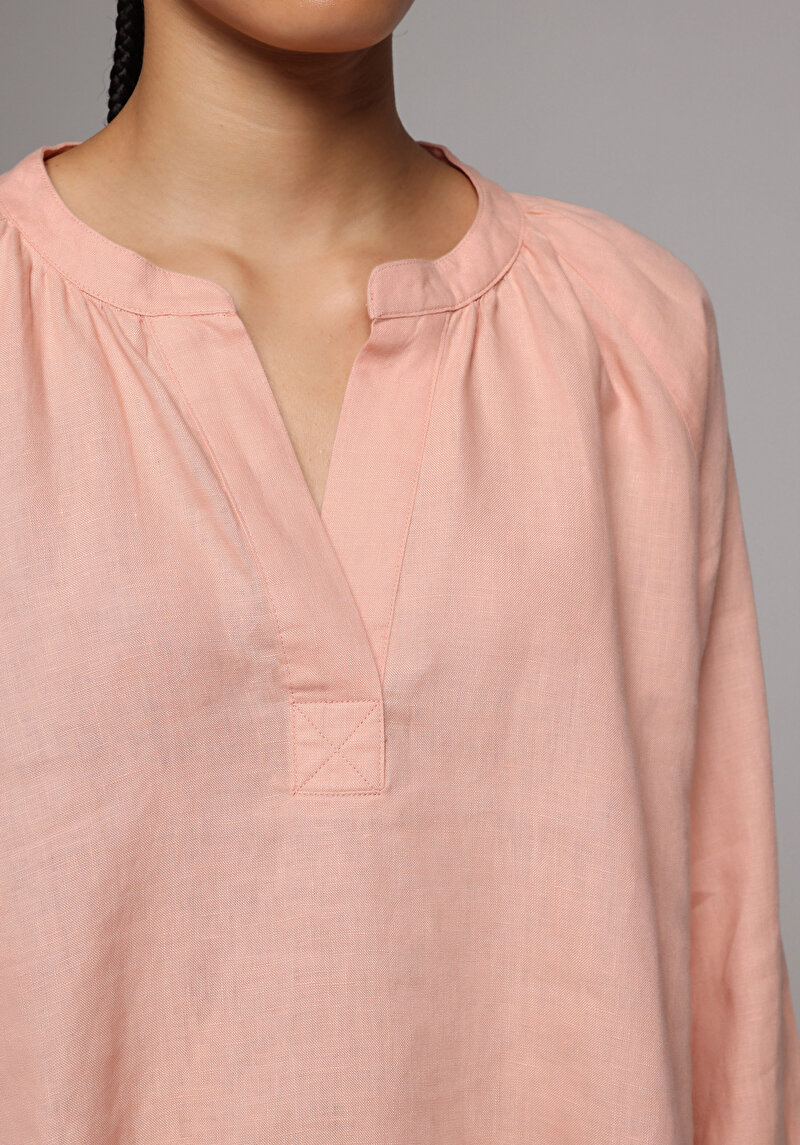 Зображення Сорочка З Довгим Рукавом Жіноча Помаранчева