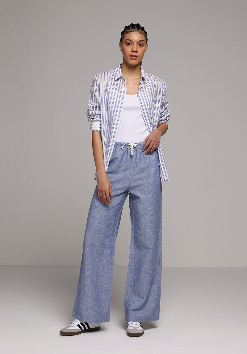 Зображення Брюки Жіночі Блакитні Cl1079161