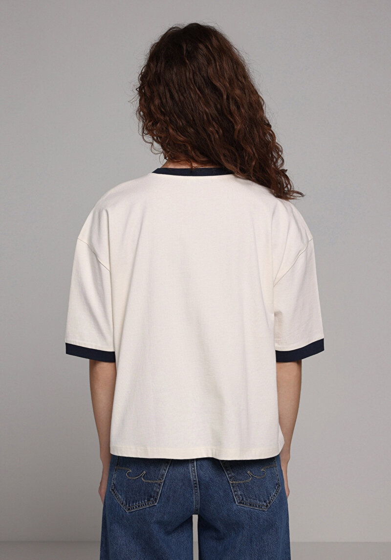 Показати інформацію про Футболка З Коротким Рукавом Жіноча Бежева