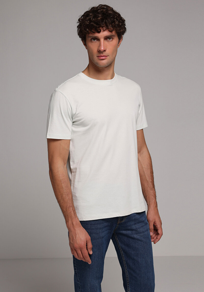 Зображення Футболка З Коротким Рукавом Чоловіча Бірюзова