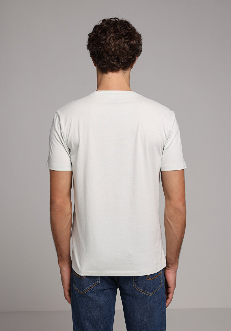 Показати інформацію про Футболка З Коротким Рукавом Чоловіча Бірюзова