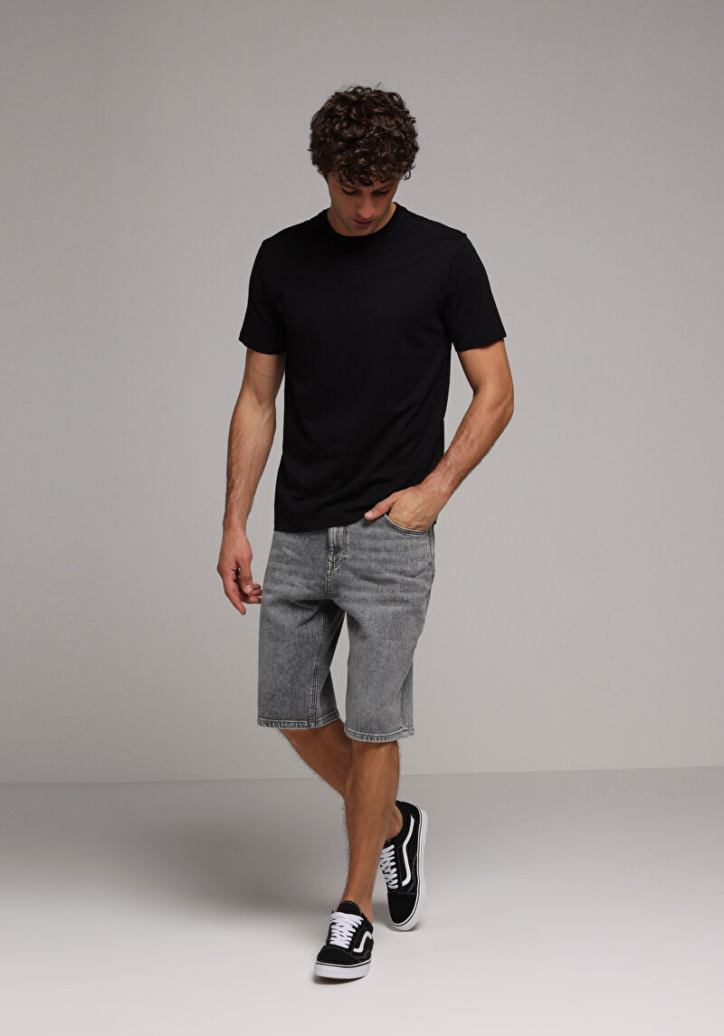 Зображення Футболка З Коротким Рукавом Чоловіча Чорна