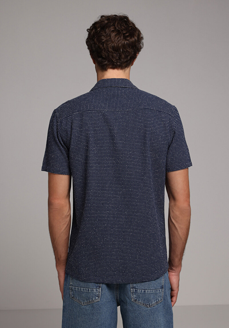 Зображення Сорочка З Коротким Рукавом Чоловіча Блакитна Cl1078772