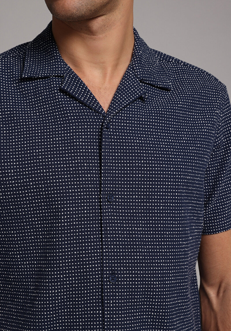 Зображення Сорочка З Коротким Рукавом Чоловіча Блакитна  Cl1078772