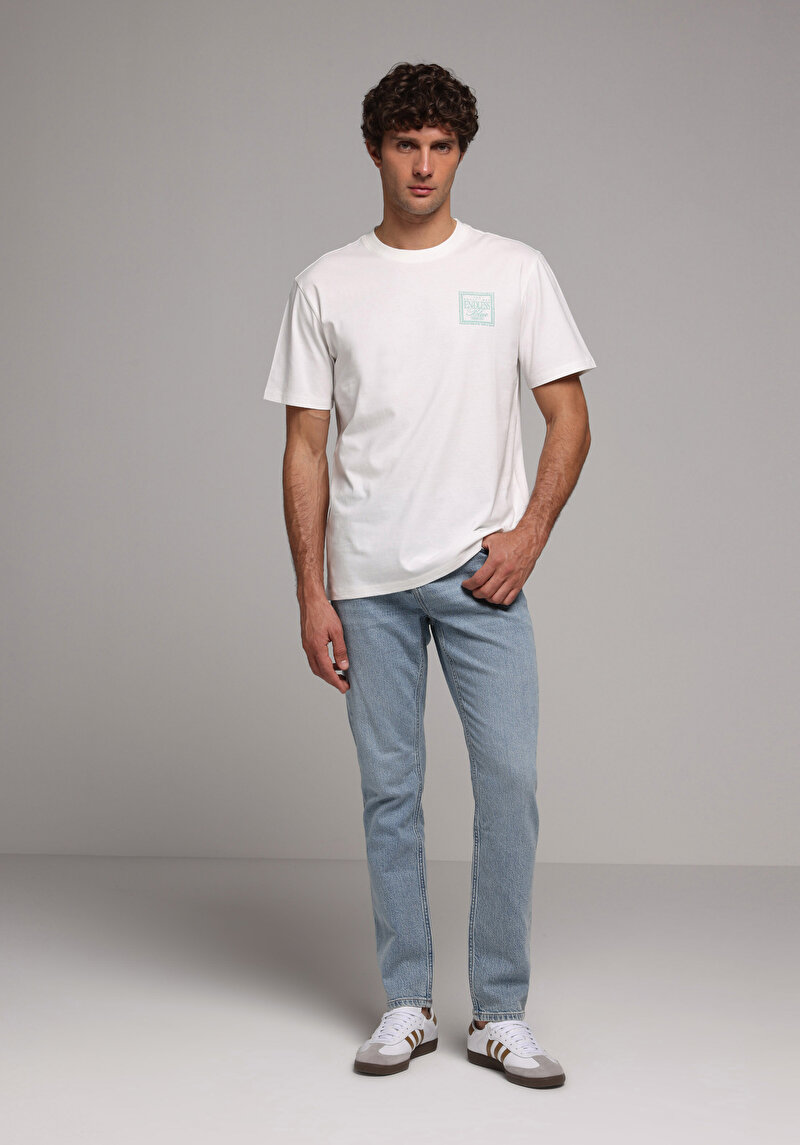 Зображення Футболка З Коротким Рукавом Чоловіча Біла