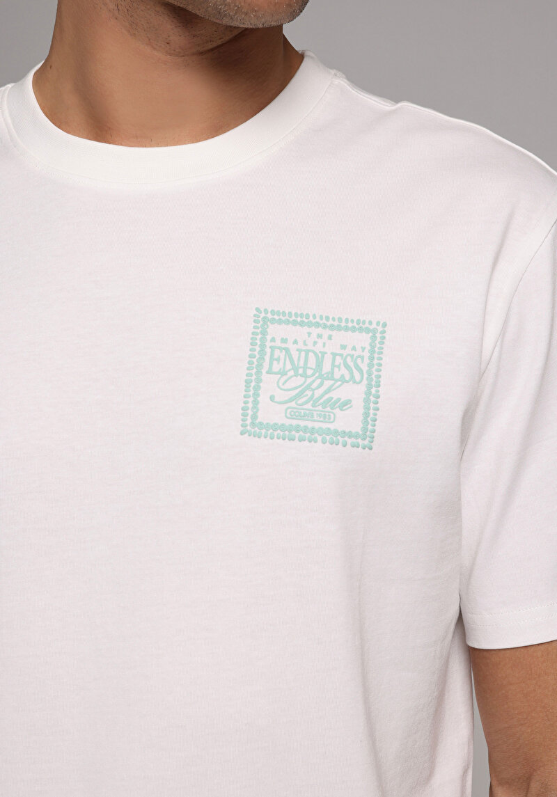 Зображення Футболка З Коротким Рукавом Чоловіча Біла