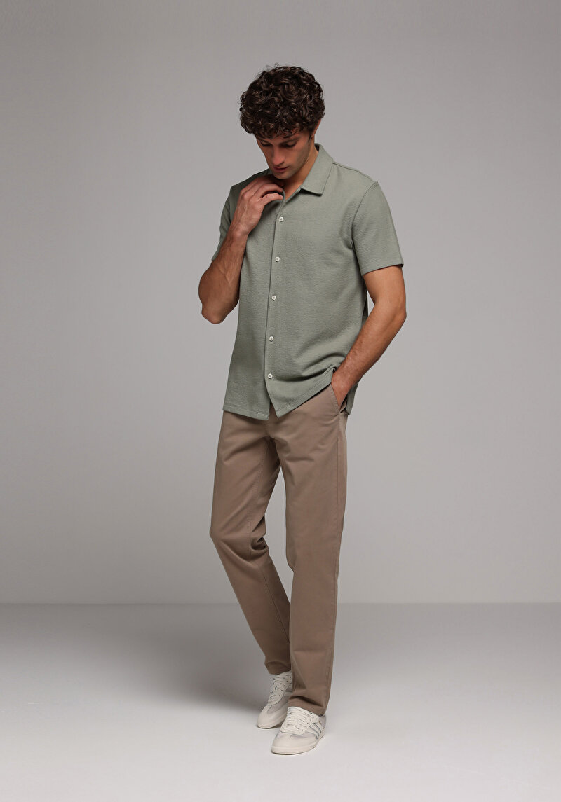 Показати інформацію про Поло З Коротким Рукавом Чоловіче Зелене