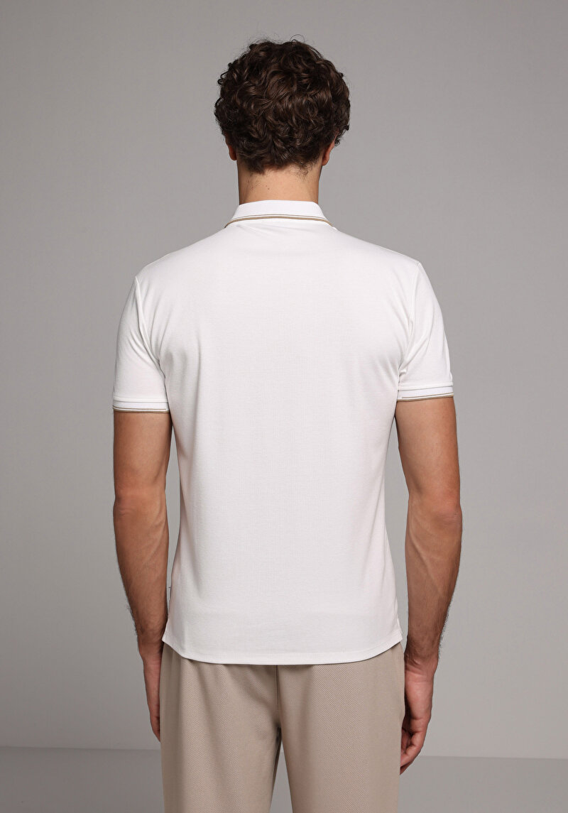 Показати інформацію про Поло З Коротким Рукавом Чоловіче Біле