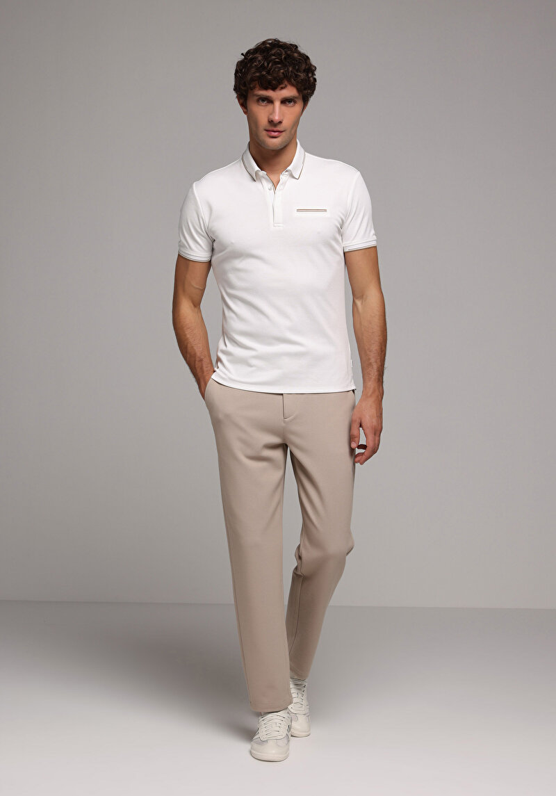 Показати інформацію про Поло З Коротким Рукавом Чоловіче Біле