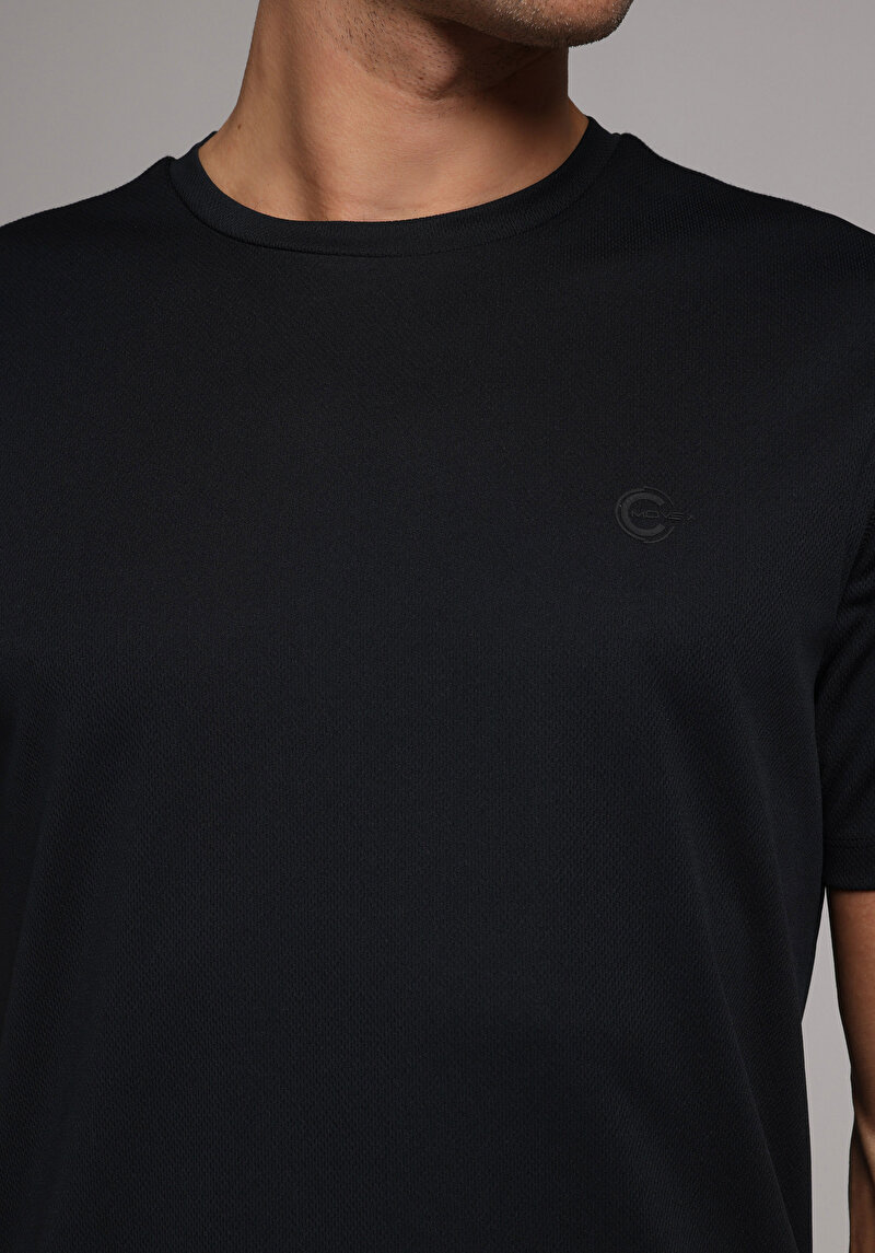 Зображення Футболка З Коротким Рукавом Чоловіча Чорна