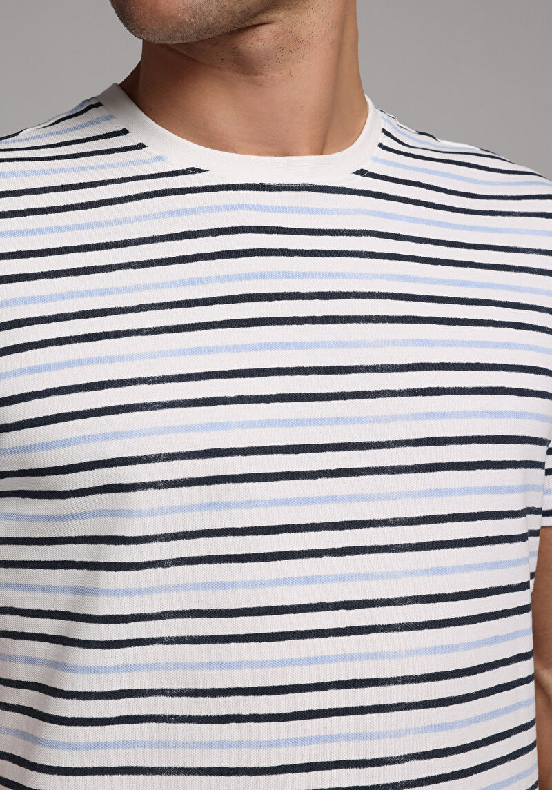 Показати інформацію про Футболка З Коротким Рукавом Чоловіча Блакитна