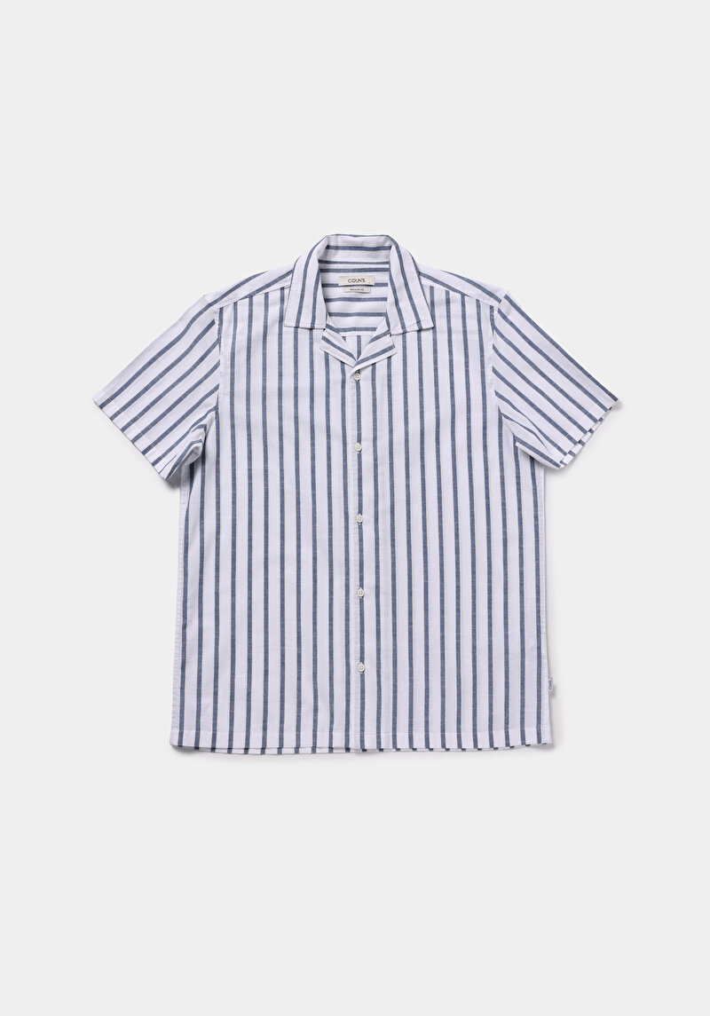 Показати інформацію про Сорочка З Коротким Рукавом Чоловіча Блакитна  Cl1079442