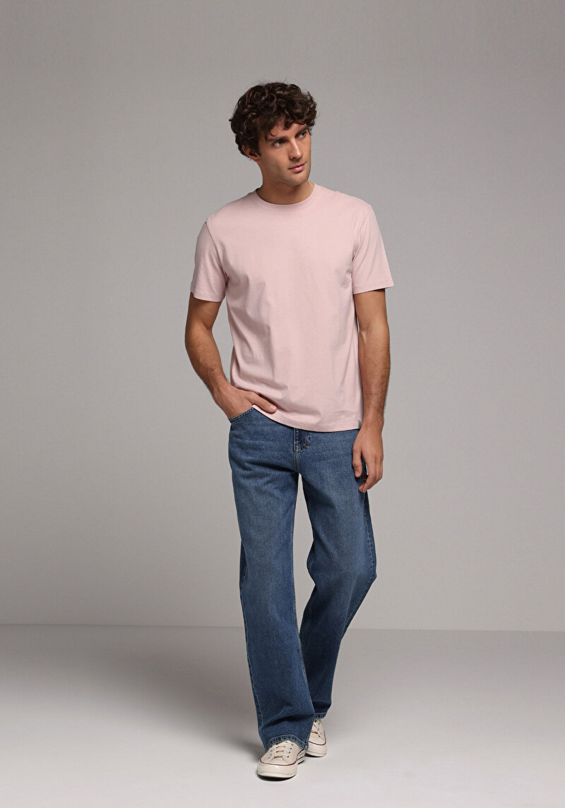 Показати інформацію про Футболка З Коротким Рукавом Чоловіча Рожева